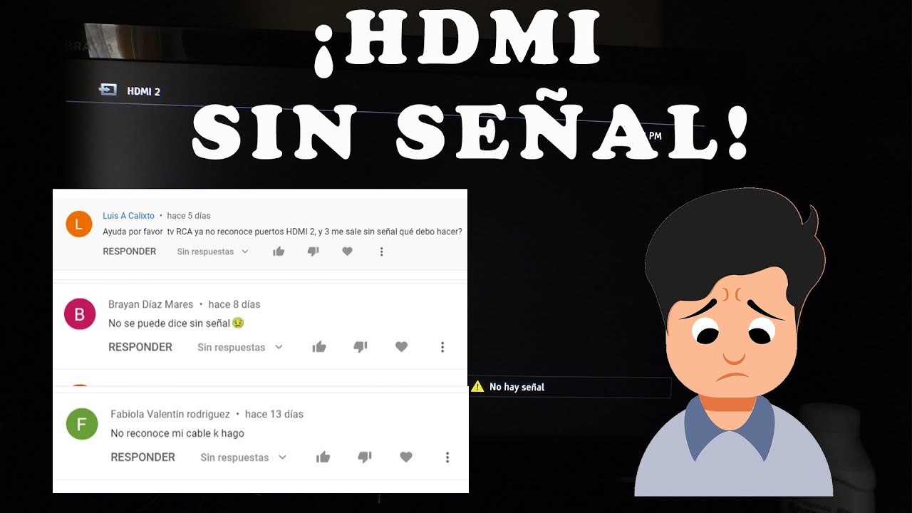 ¡La frustración del HDMI sin señal en el televisor!