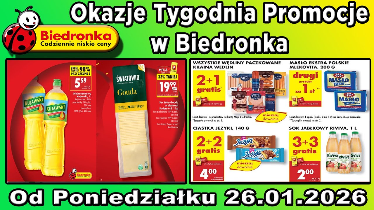 NOWA GAZETKA BIEDRONKA OD 26.01.2026 🐞 PROMOCJE I OKAZJE TYGODNIA!