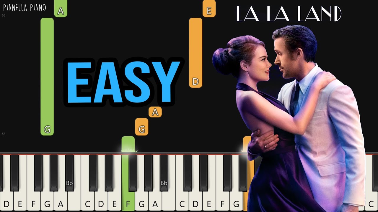 La La Land - City Of Stars | EASY Piano Tutorial by Pianella Piano