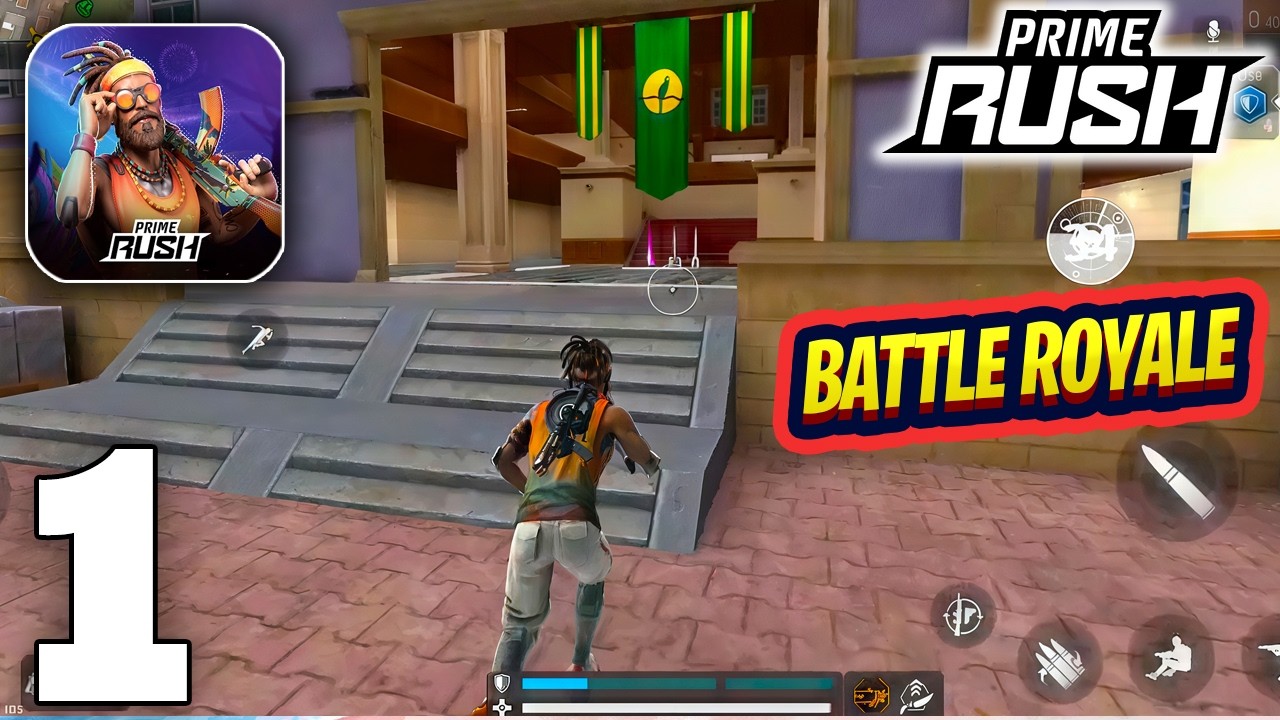 Prime Rush Battle Royale Gameplay Walkthrough Part 1 (iOS, Android)
