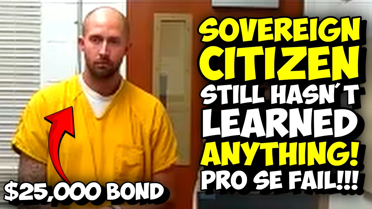 Sovereign Citizen Represents Himself Despite The Judge's Reminder That He Failed In The Past!