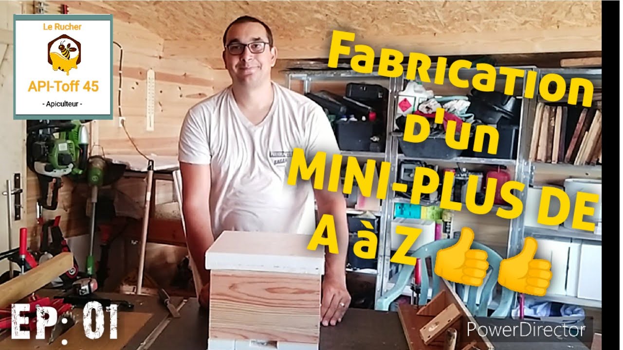 Apiculture Ep/01 : Fabrication d'un MINI-PLUS nucléi de A à Z .