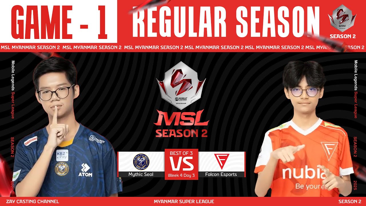 [Game - 1] Mythic Seal Vs Falcon Esports | MLBB Super League Season 2
