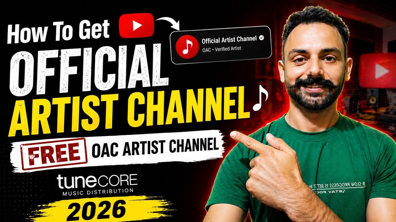 How To Get Official Artist Channel ♪ | Free OAC Artist Channel | Tunecore Music Distribution 2024