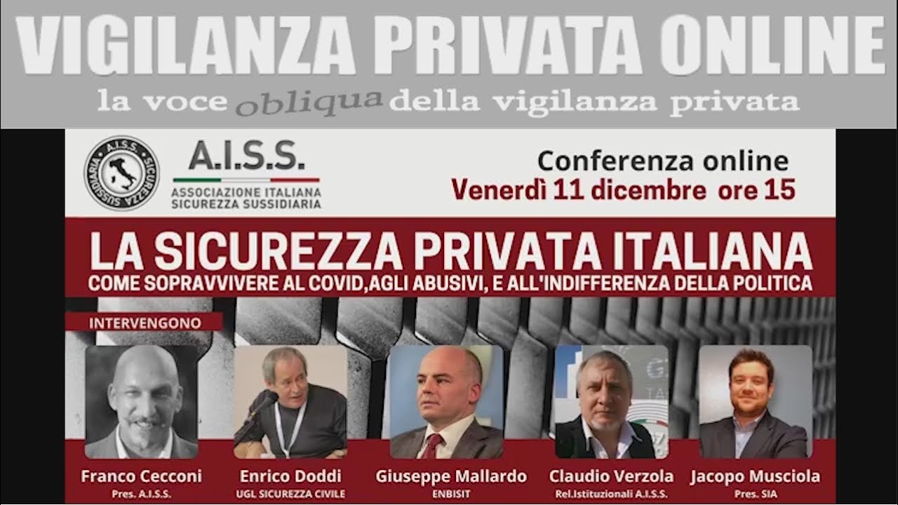 Addetti ai servizi di controllo e steward in attesa di ristori