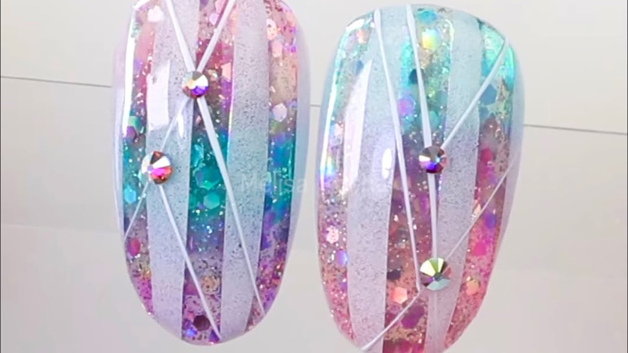 Uñas de Salón con Foil AB 💅🏼✨ Nail art