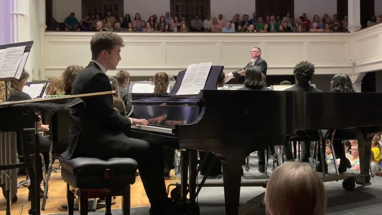 My son on Piano. Stetson Symphonic Band