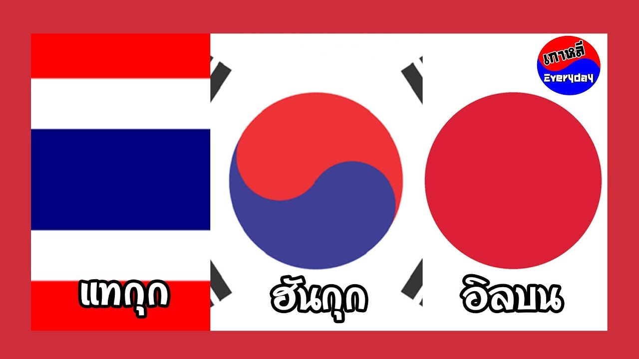 คำศัพท์ภาษาเกาหลี หมวด ประเทศ (나라) | เกาหลี Everyday
