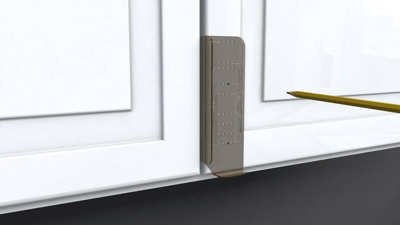 AlignRight Cabinet Hardware Installation Template for Pulls - Cabinet Doors