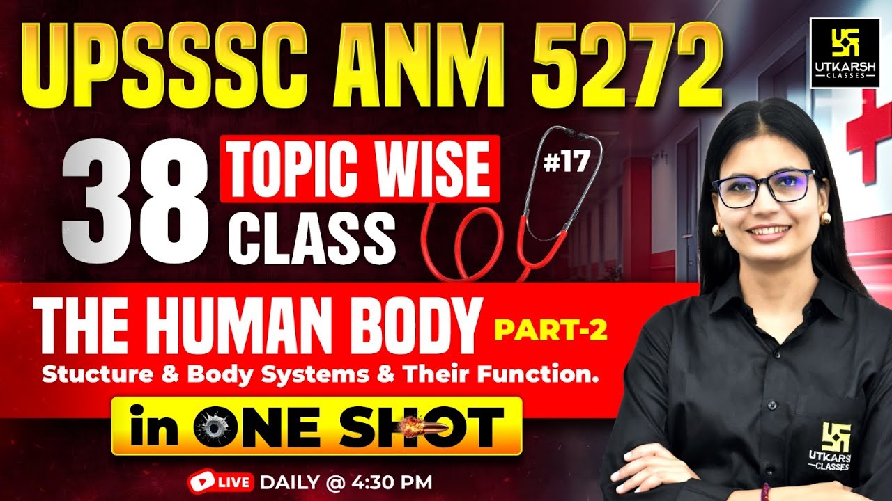 ANM Classes 2025 | UPSSSC ANM 5272 | Topic Wise Class #17 | Bihar | Jharkhand | Asha Ma'am