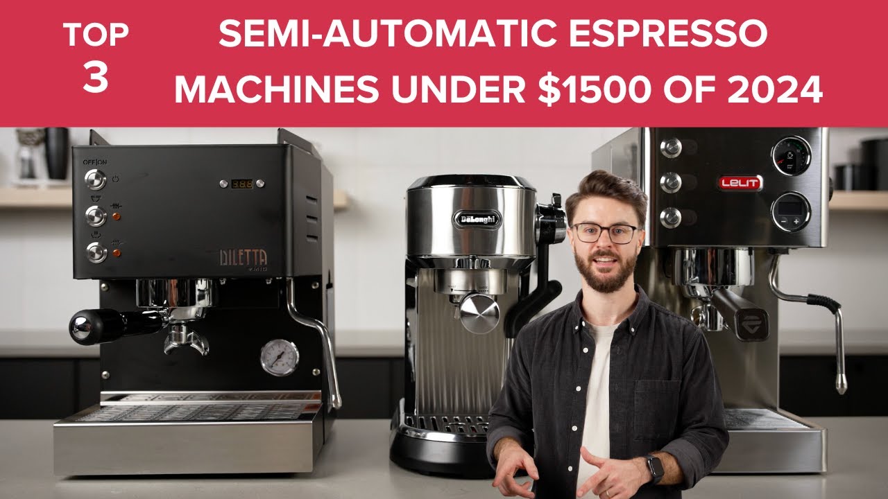 Our TOP 3 Picks for Semi-automatic Espresso Machines UNDER $1500! SCG Top 3 Picks of 2024!