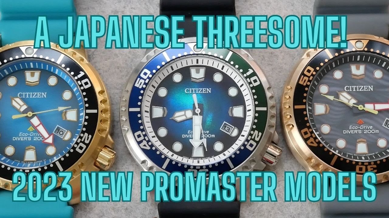 My First Threesome! - New Citizen Divers, Including the Unite with Blue Ltd Edition Model BN0166-O1L