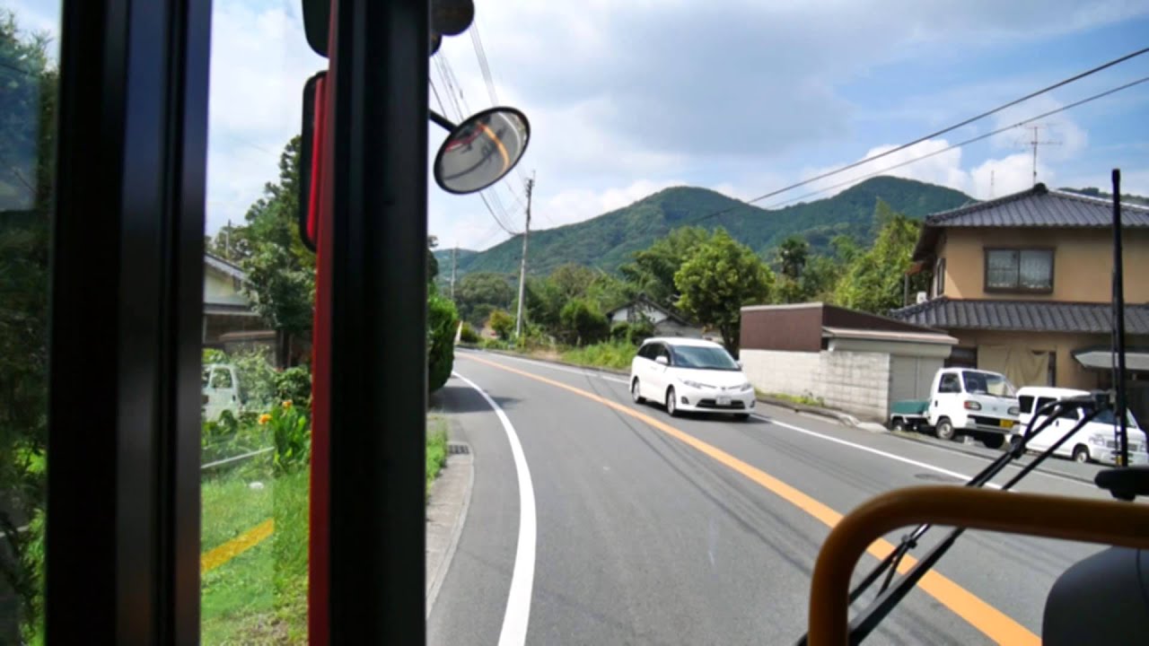 【前面展望】ＪＲ直方駅～山の神～博多駅【ＪＲ九州バス_日本縦断中!】