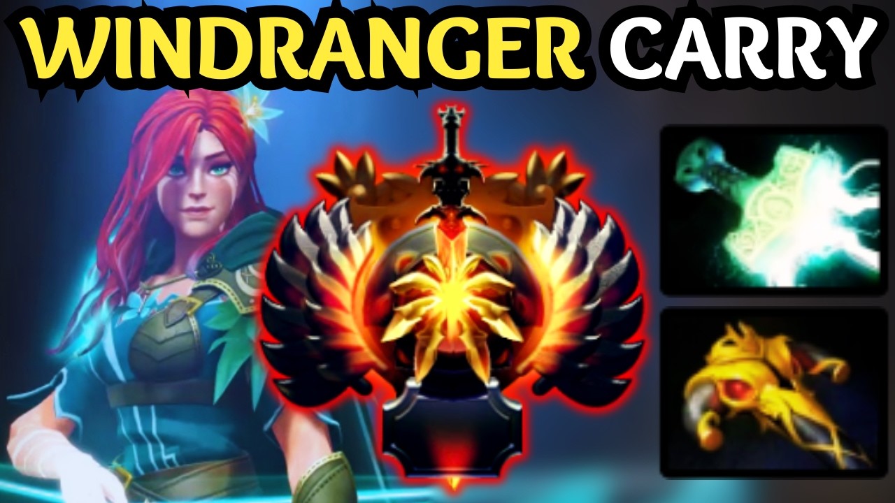 🔥 WINDRANGER Carry — Perfect Focus & Kills 🔥 Dota 2