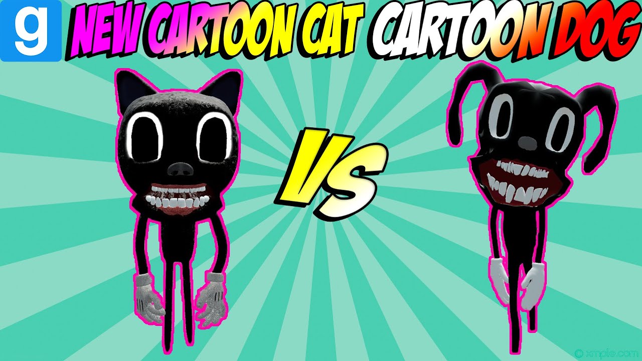 NEW CARTOON CAT VS CARTOON DOG! - Garry's Mod Sandbox