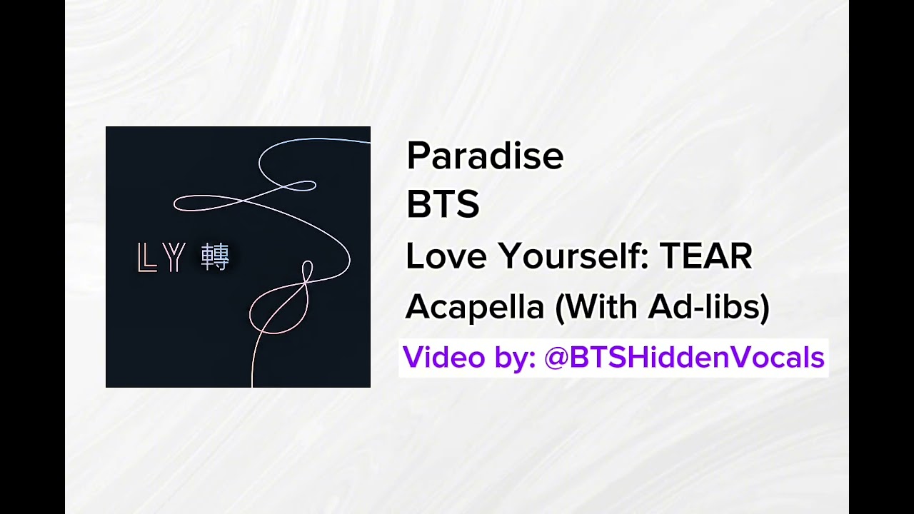 BTS - 'Paradise' Acapella (With Ad-libs)
