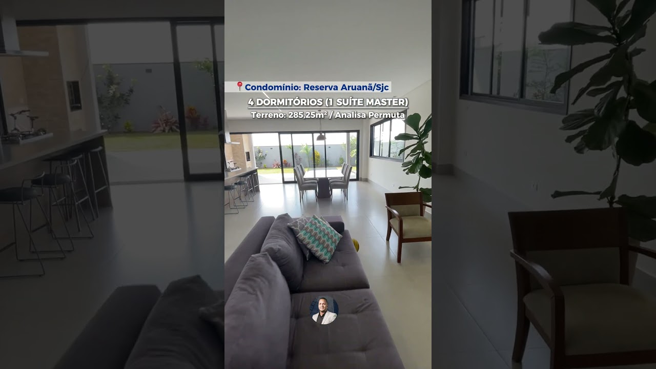 SOBRADO ESPETACULAR - 285M² NO RESERVA ARUANÃ R$ 1.750.000,00  