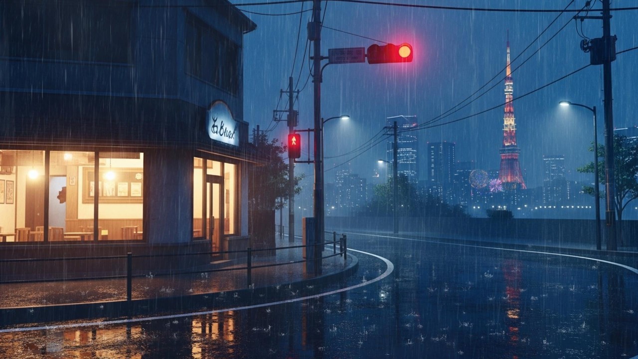 90’s Lofi City 🌧️ Focus & Relax – Rainy Lofi Hip Hop Beats
