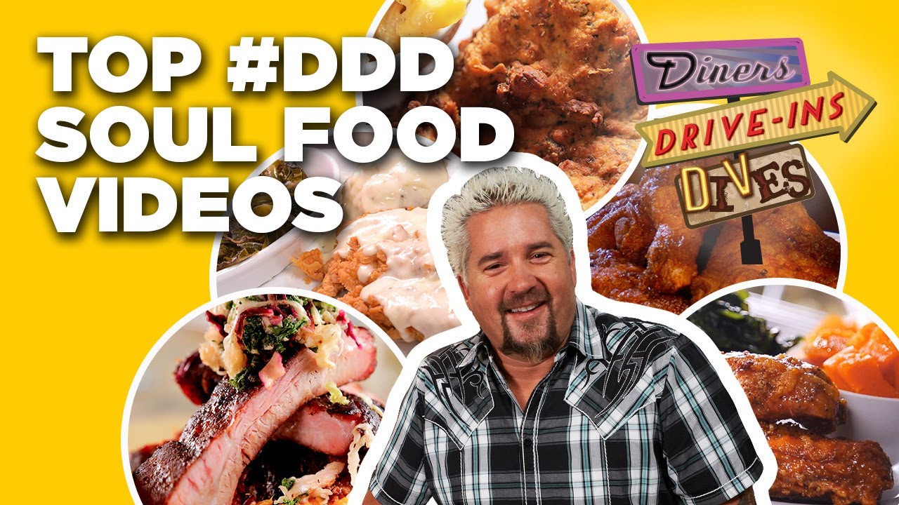 Top #DDD Soul Food Videos with Guy Fieri | Diners, Drive-Ins and Dives | Food Network