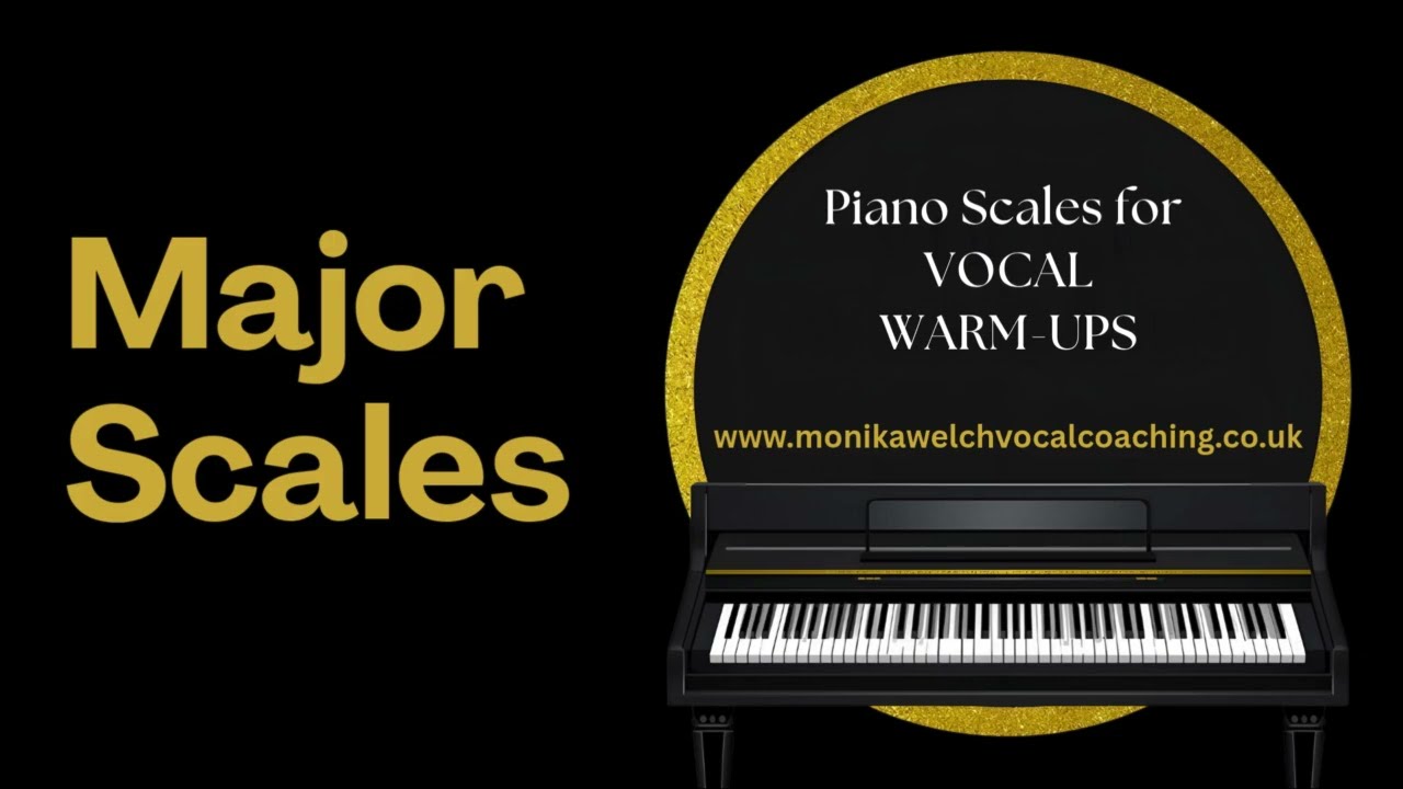 Piano Major Scales for Singing Practice | Vocal Warm-Ups & Exercises