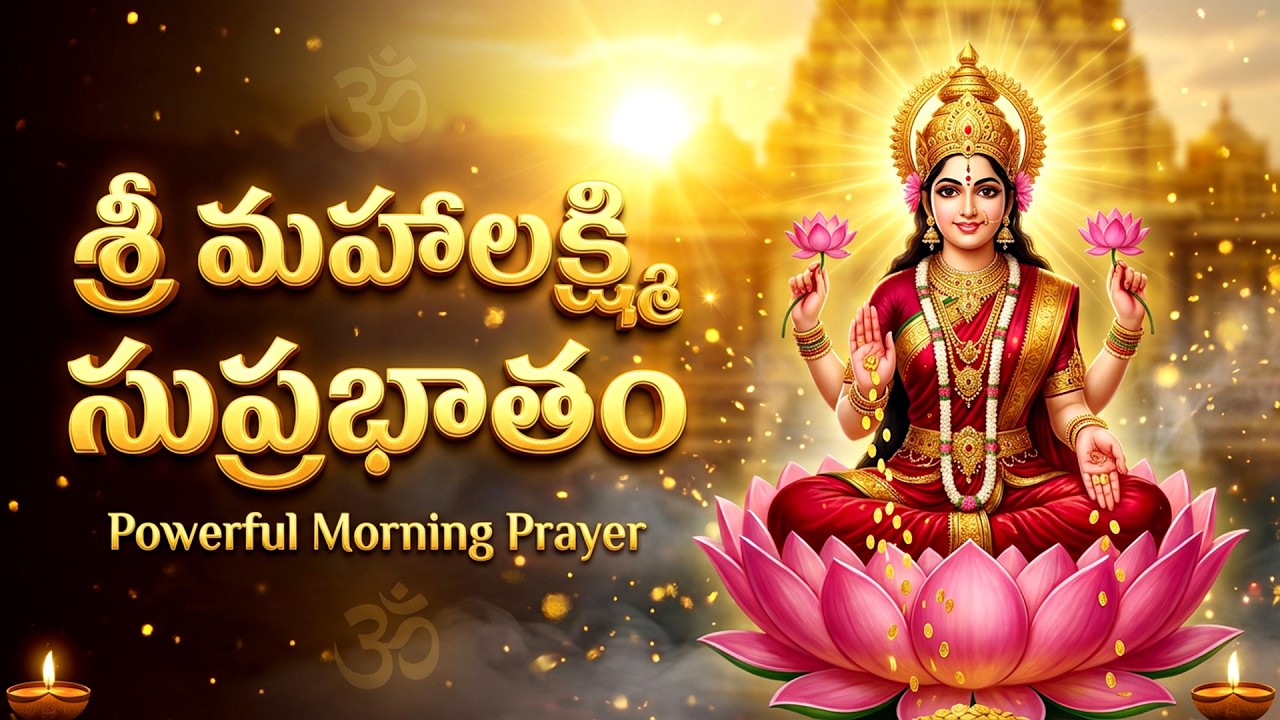 సిరిసంపదలు ఇచ్చే మహాలక్ష్మి సుప్రభాతం | Maha Lakshmi Suprabhatam Telugu | Lakshmi Devi Songs