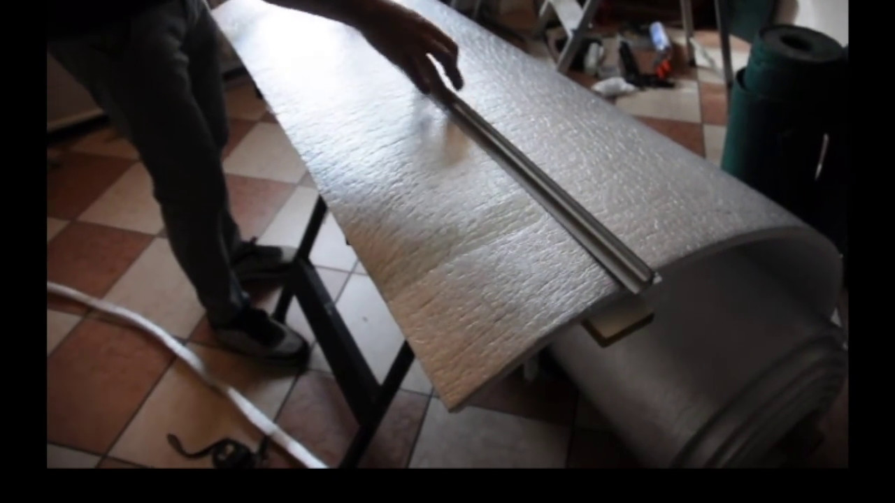 Thermoposa, Coibentazione termoacustica del cassonetto.