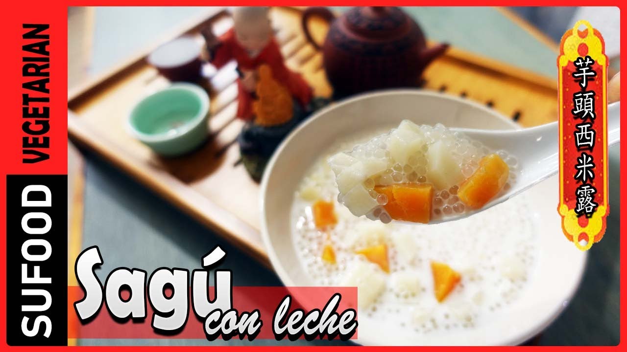 【Sagú con leche】Sago con Taro 芋頭西米露| Vegetariano【SuFood】