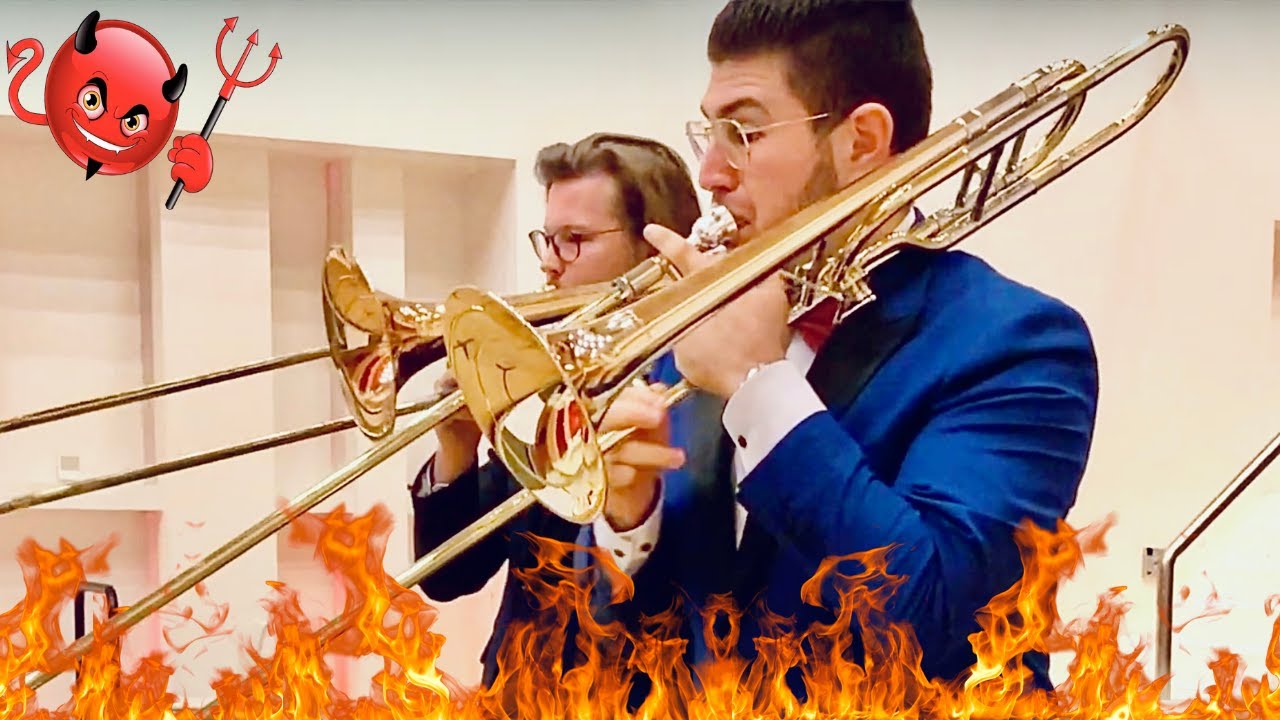 Trombone Duet | Devil‘s Waltz by Cesarini & Oldham #duet #trombone #youtube #music #video #art #fun
