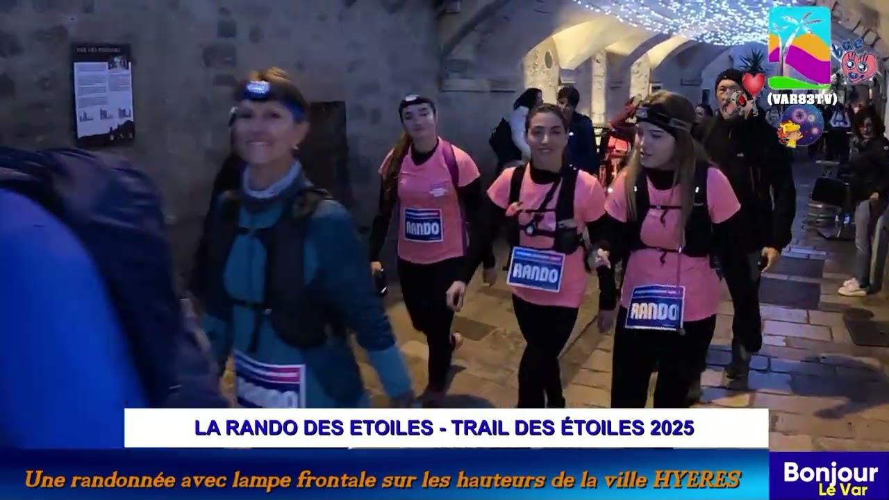 Hy&egrave;res Running Days RANDO DES ETOILES)  TRAIL DES &Eacute;TOILES 2025