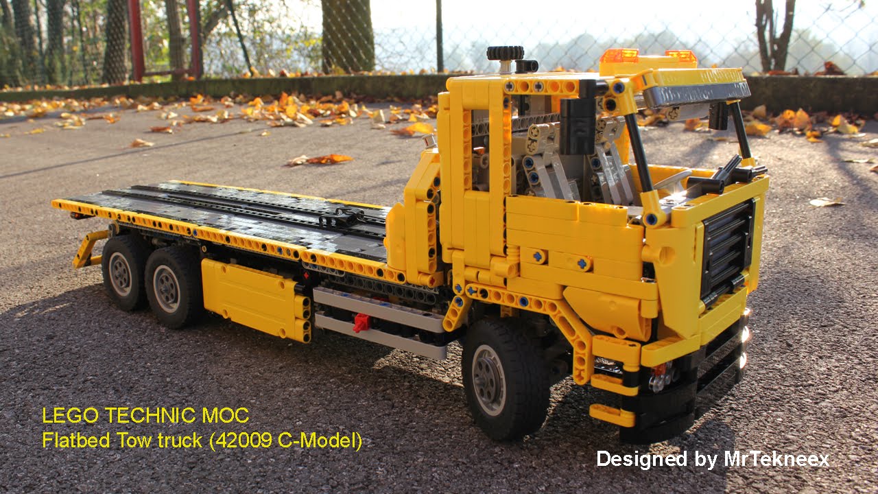 Lego Flatbed Tow Truck (42009 C-Model)