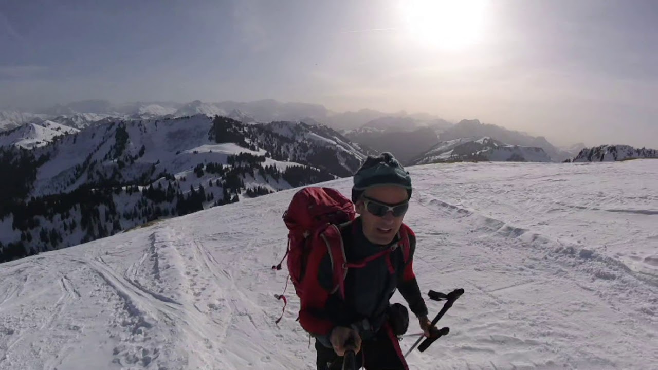 Ski de randonnée au Husegg depuis Jaun