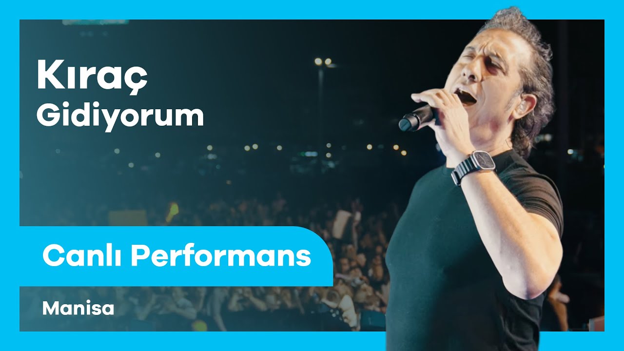 Kıraç - Gidiyorum | Canlı Performans | Manisa Kültür Yolu Festivali