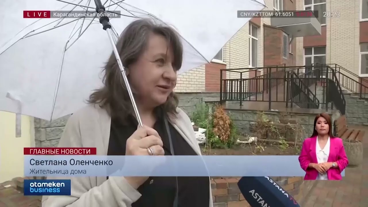 В Караганде восстанавливают последствия проливных дождей