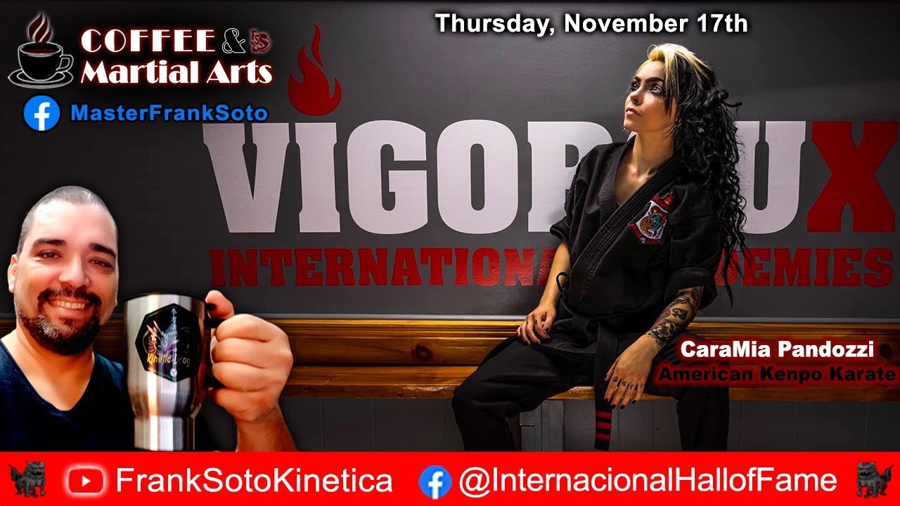 Coffee & Martial Arts - CaraMia Pandozzi - 3rd Degree American Kenpo