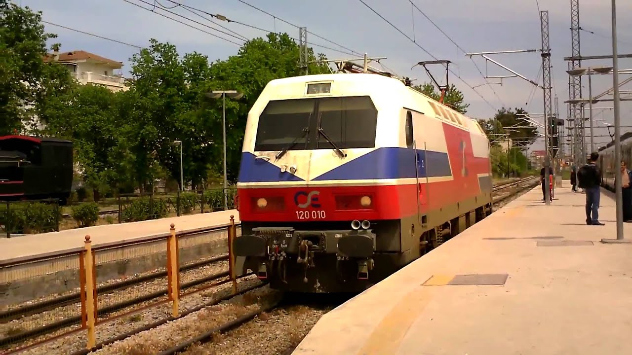 OSE-Greek railways Train 500. Trip Athens-Katerini (30/04/11) part 3