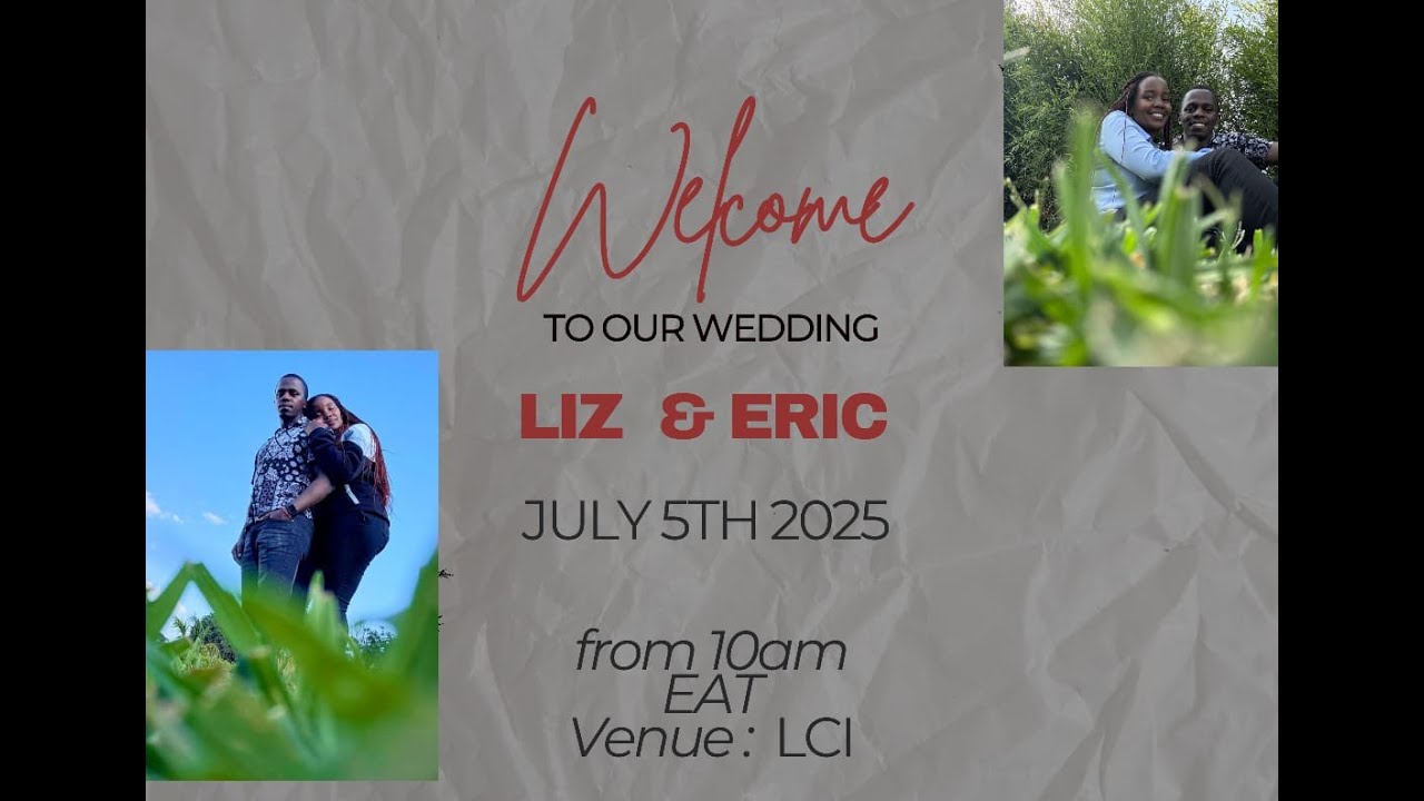 LIZ WEDS ERIC || 5TH JULY || 2025