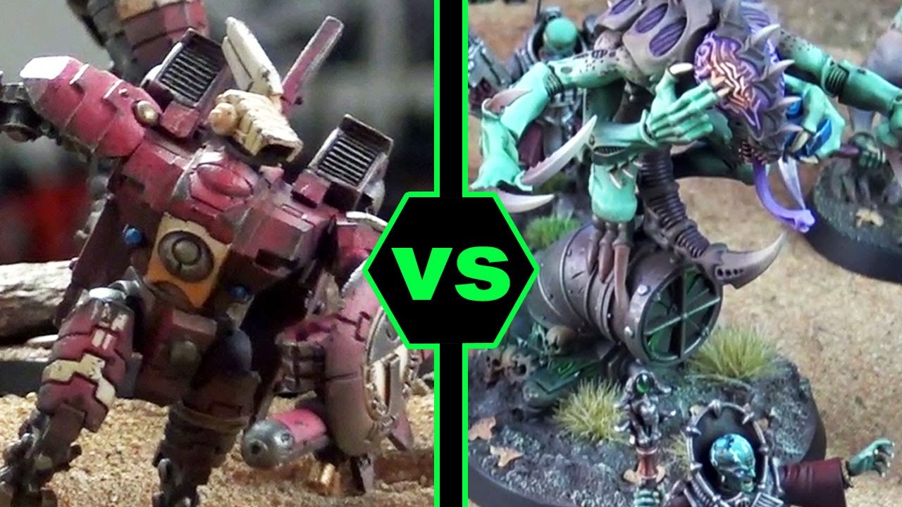 Genestealer Cult vs T'AU the Eight | Warhammer 40k | Tale of 4 warlords battlereport