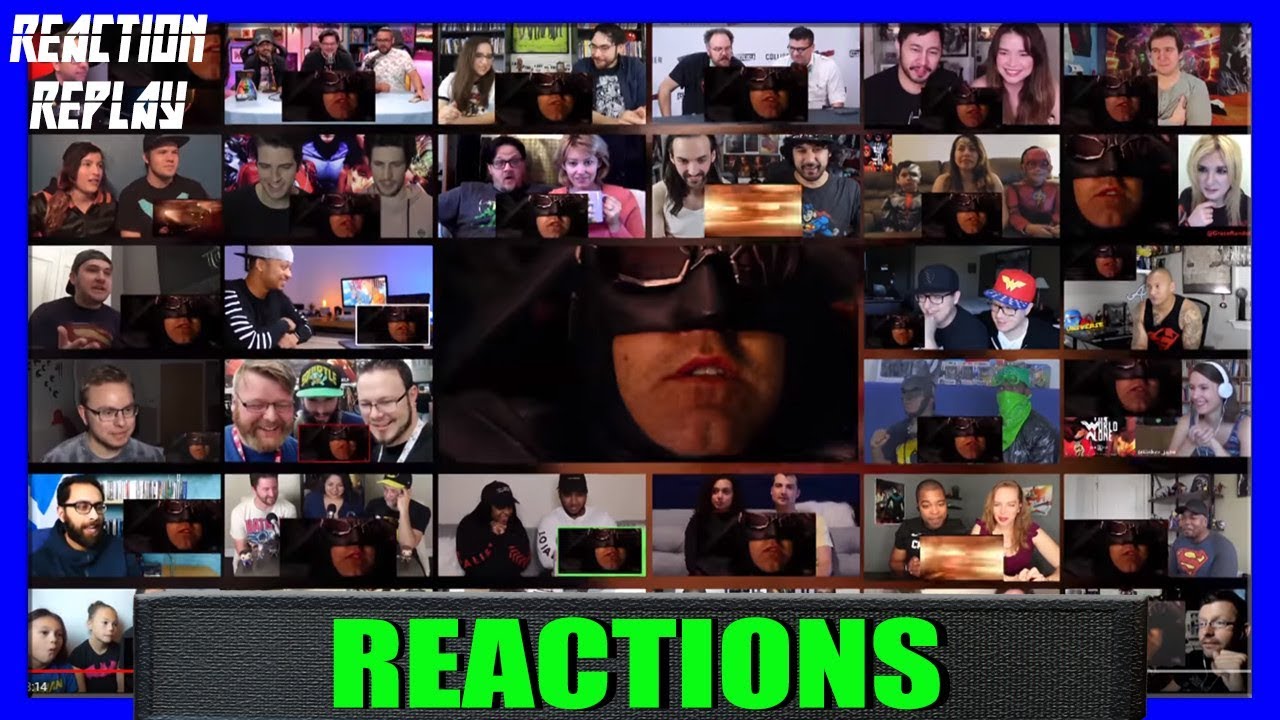 Justice League Official Heroes Trailer Reaction Mashup | Reaction Replay
