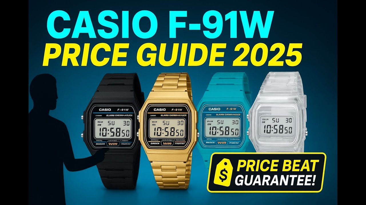 Casio F-91W Price in Pakistan 2025 – I’ll Beat ANY Price! 100% Genuine Guarantee