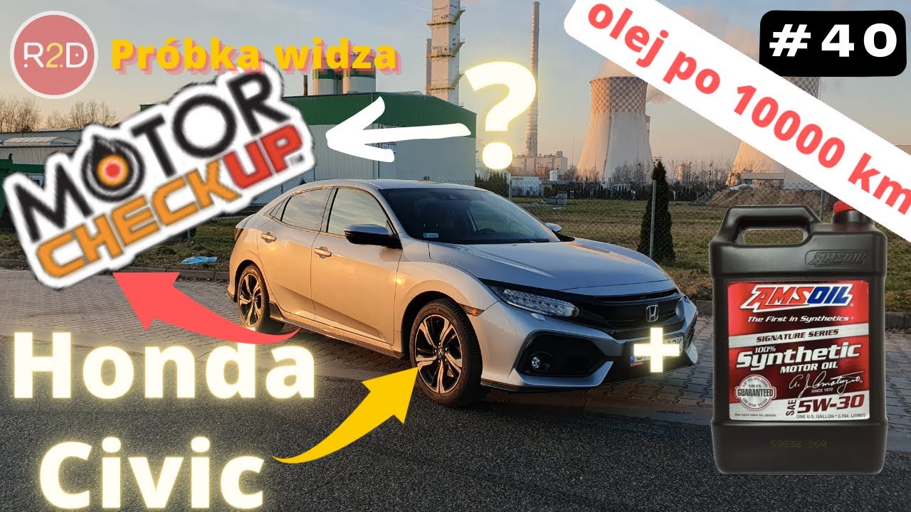 Czy wymieniać olej po 10 000 km? Honda Civic i Amsoil 5W30 - test bibułowy Motor Checkup #40
