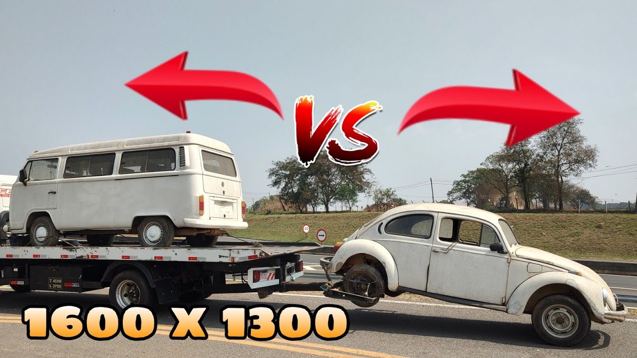 VOLKSWAGEN FUSCA 1980 X KOMBI 2002 . 🚙 VAMOS DESMANCHAR ! SUCATAS DE LEILÃO