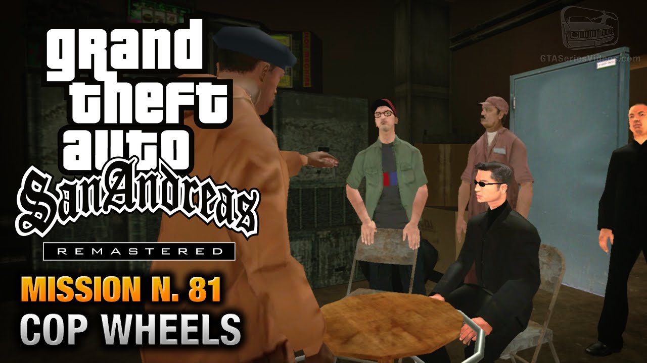 GTA San Andreas Remastered - Mission #81 - Cop Wheels (Xbox 360 / PS3)