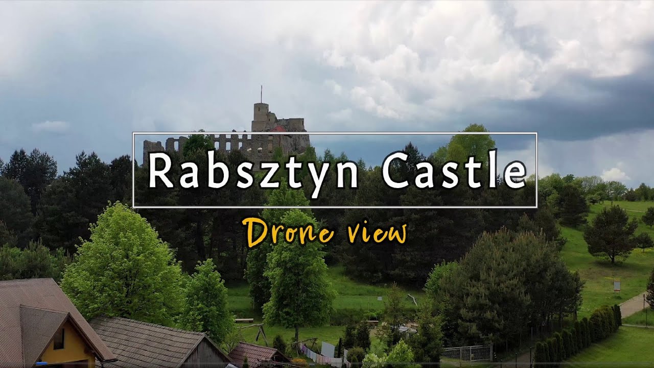 A Few moments with Rabsztyn Castle - drone view - Zamek Rabsztyn z drona #17