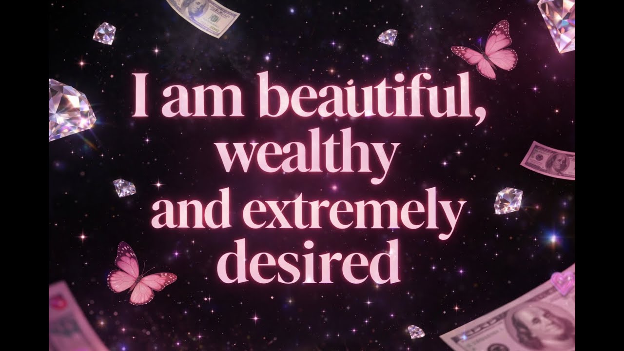 I Am Beautiful, Wealthy & Extremely Desired | Robotic Manifestation Affirmations