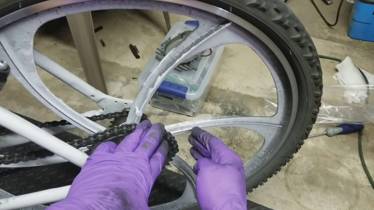 Motorized Bicycle: Save time by adjusting the length of your chain the right way