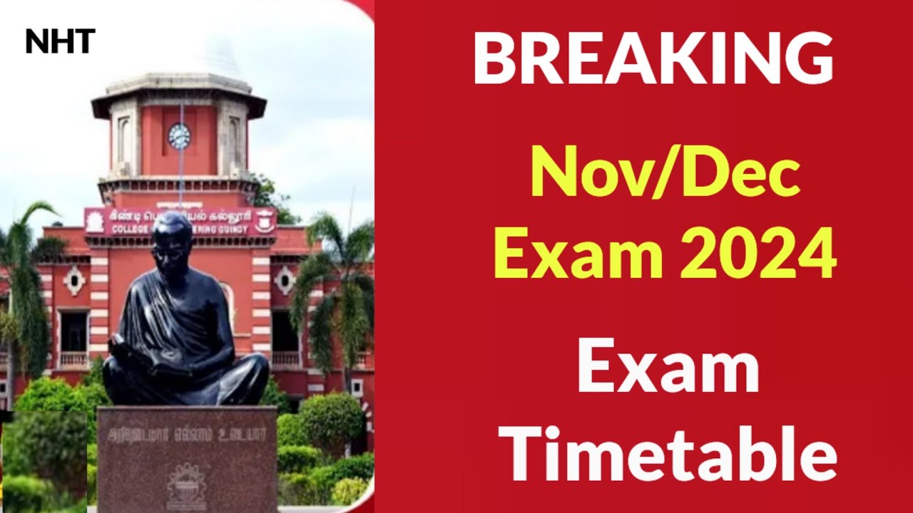 Anna University Nov/Dec 2024 Practical Exam | Anna University Latest News |anna university practical