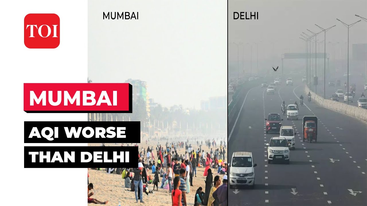 Mumbai's air quality drops, worse than Delhi
