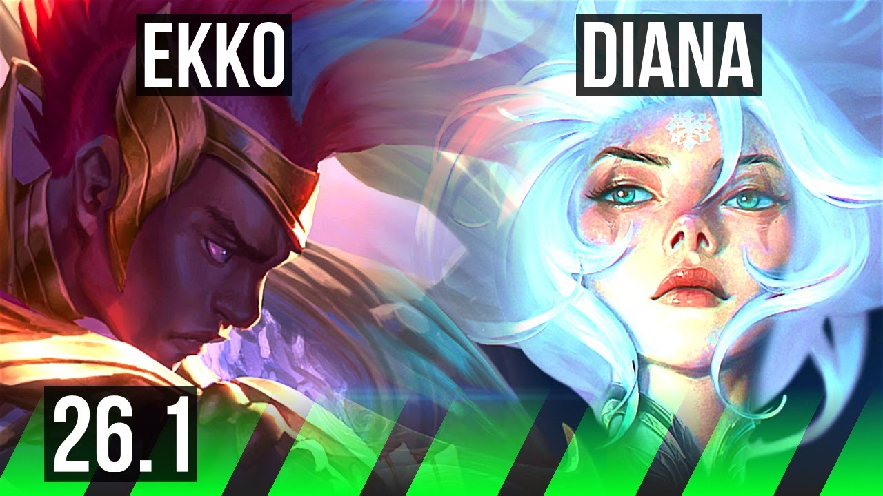 EKKO vs DIANA (JGL) | First Strike, 44K damage | EUW Grandmaster | 26.1