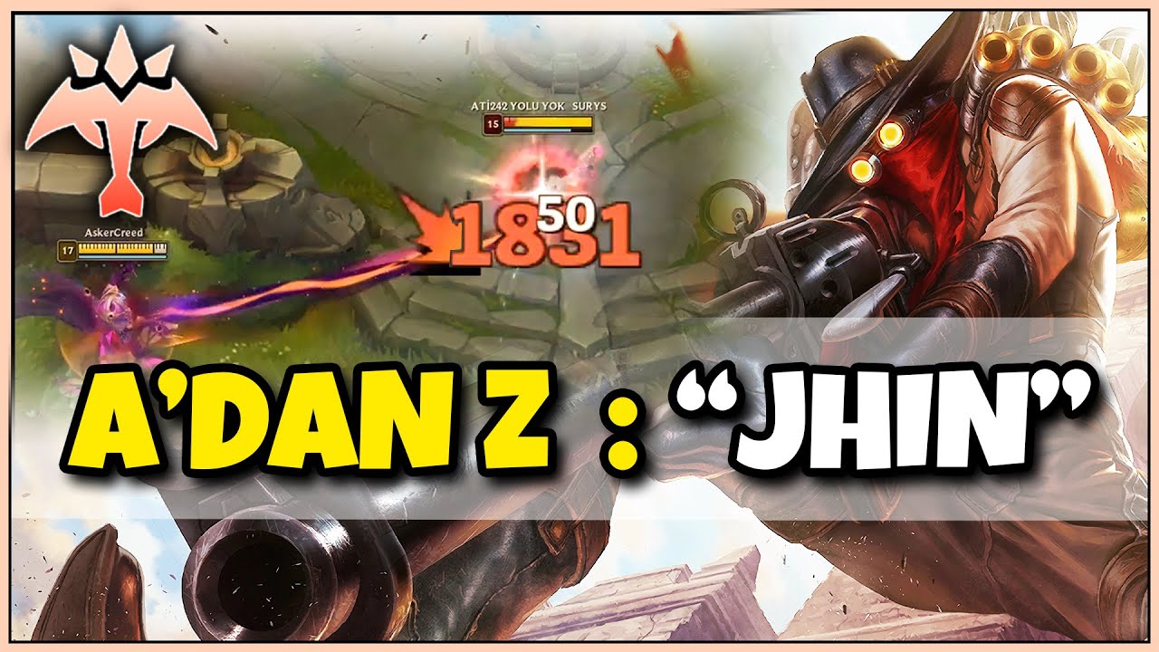 HEM KOLAY HEM TEK ATAN %100 KRİT JHİN OYNANIŞ | A'DAN'Z: NİŞANCI #4 | KassadinsCreed