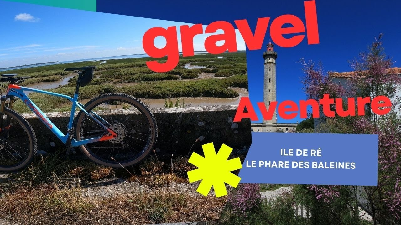 Ile de Ré le phare des Baleines en Gravel.